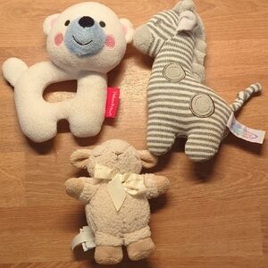 🔥2 for $12🔥Set Of Three Soft Baby Rattlers